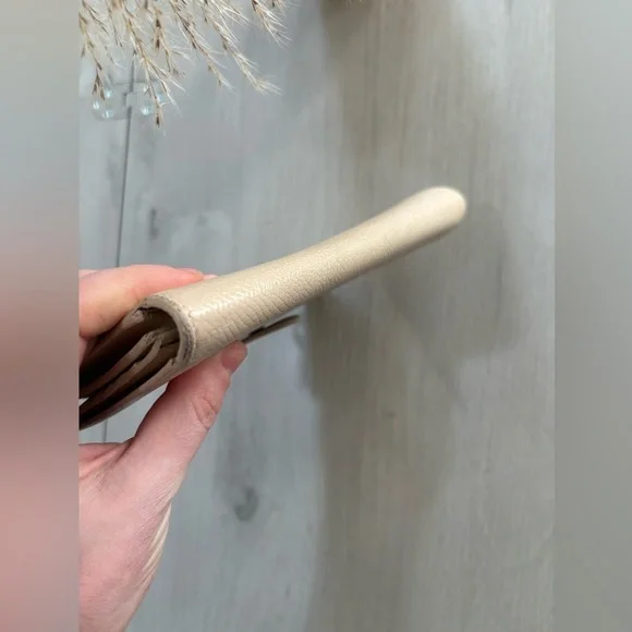 Celine Strap Continental grained Calfskin Wallet,Beige / Light Taupe - Picture 12 of 15